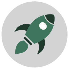 illustration of a rocket ship
